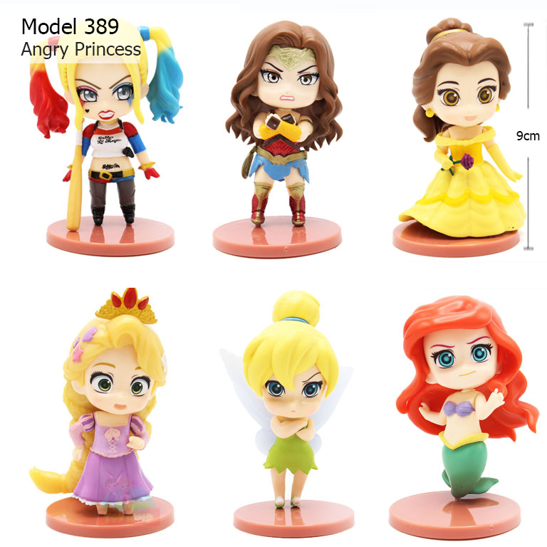 Action Figure Set - Model 389 : Angry Princess